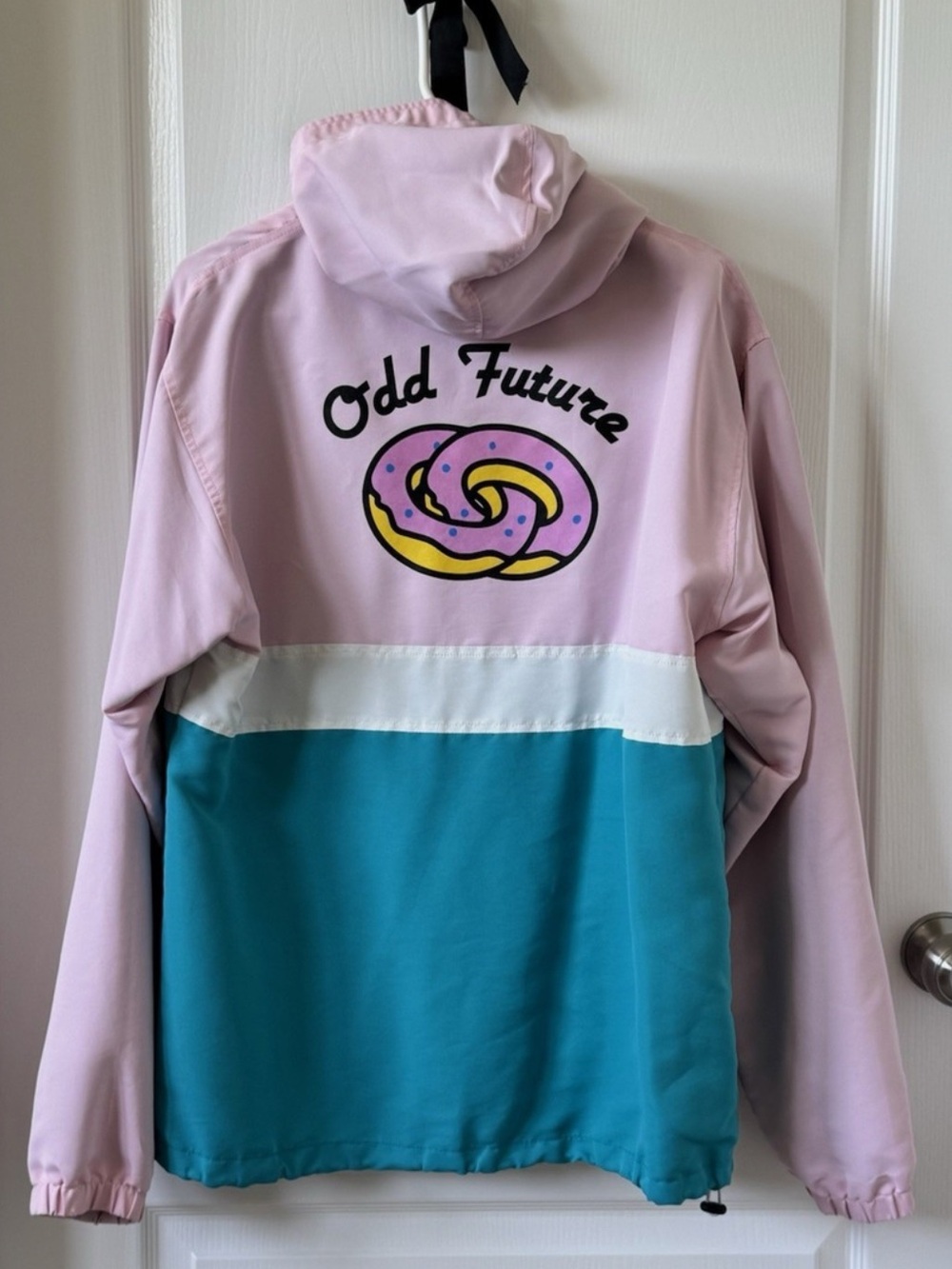 Odd Future Colorblock Anorak Unisex Windbreaker Quarter Zip Jacket Sz M OFWGKTA